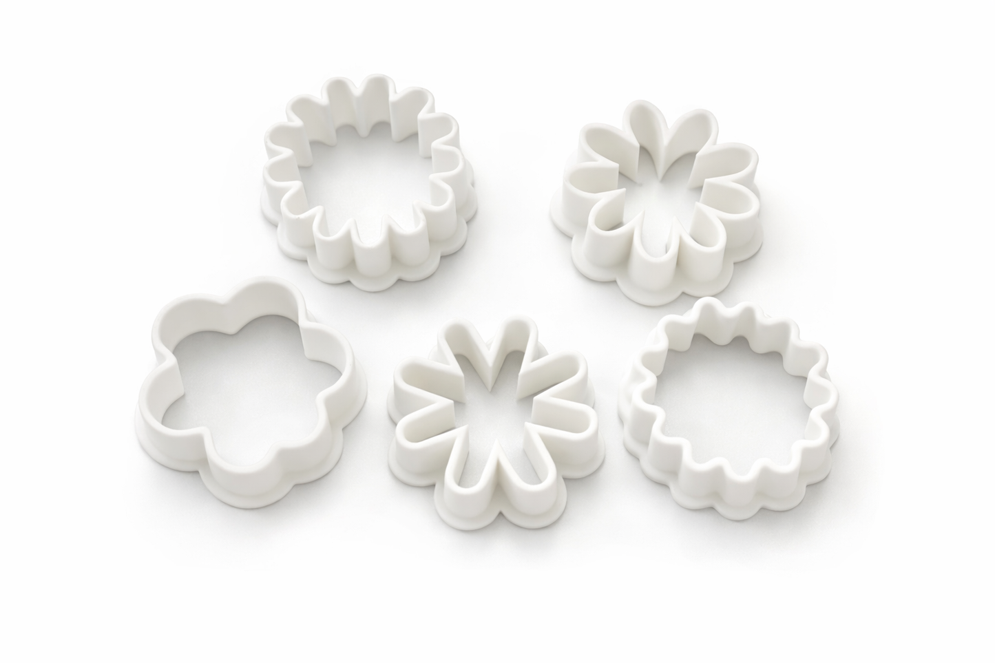 Çiçek Kurabiye Kalıbı 5’li Set