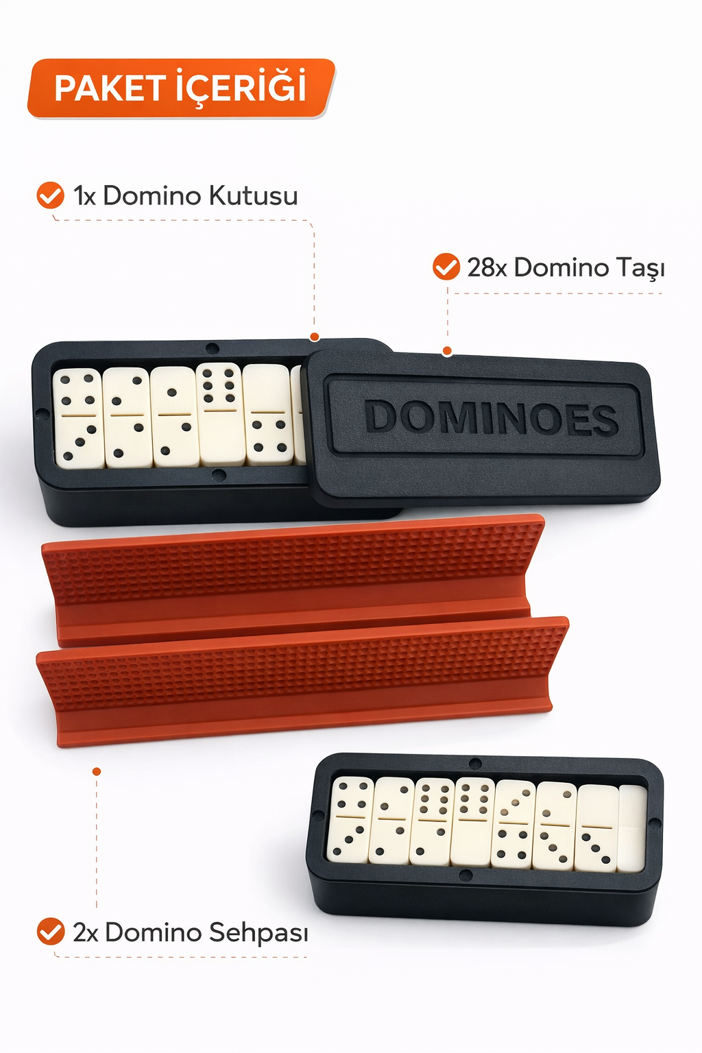 Mini Domino Oyun Seti – Şık & Taşınabilir Eğlence