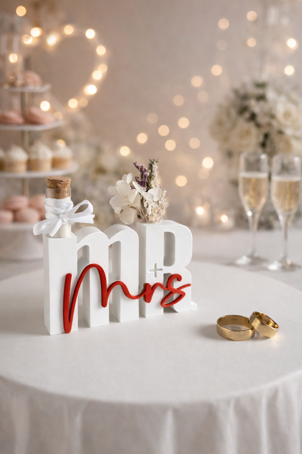 MR & MRS Dekoratif Masa Üstü Nişan – Söz – Düğün Aksesuarı