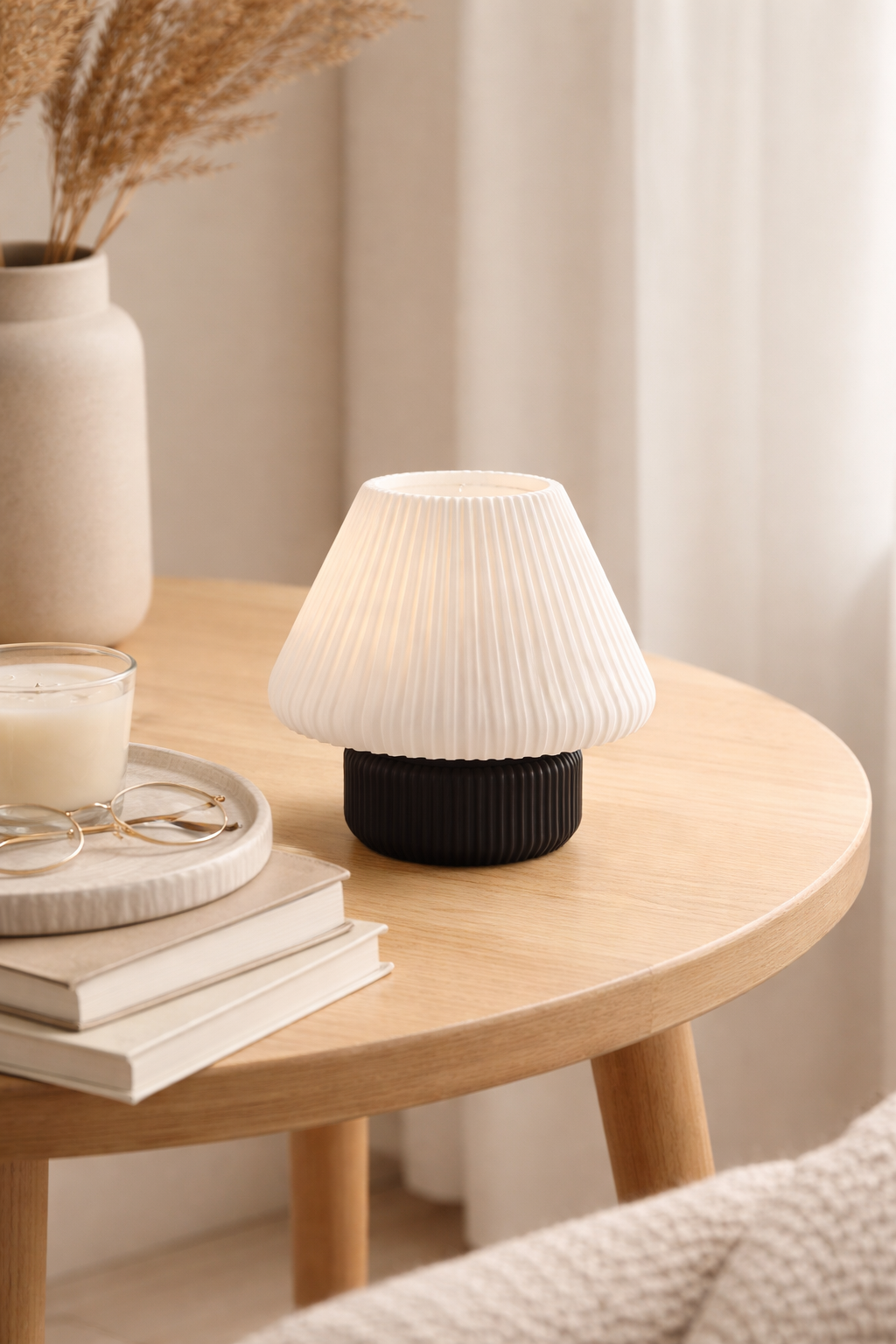 Mini Tealight Masa Lambası – Dekoratif Işık (12×10 cm)