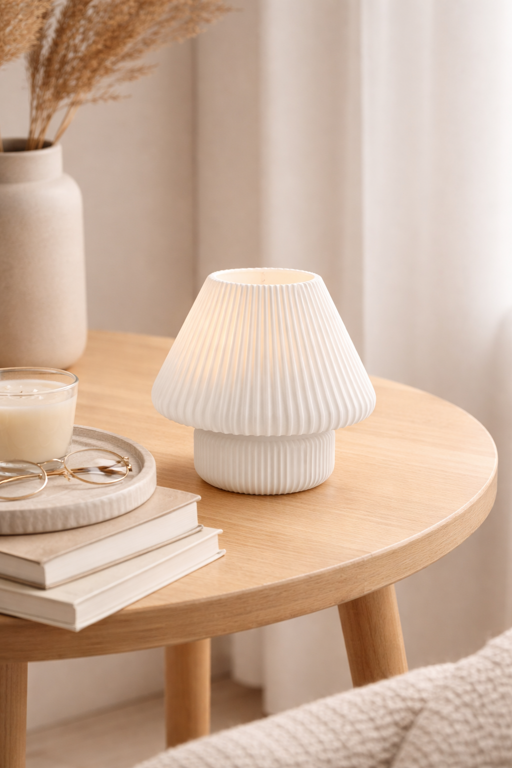 Mini Tealight Masa Lambası – Dekoratif Işık (12×10 cm)