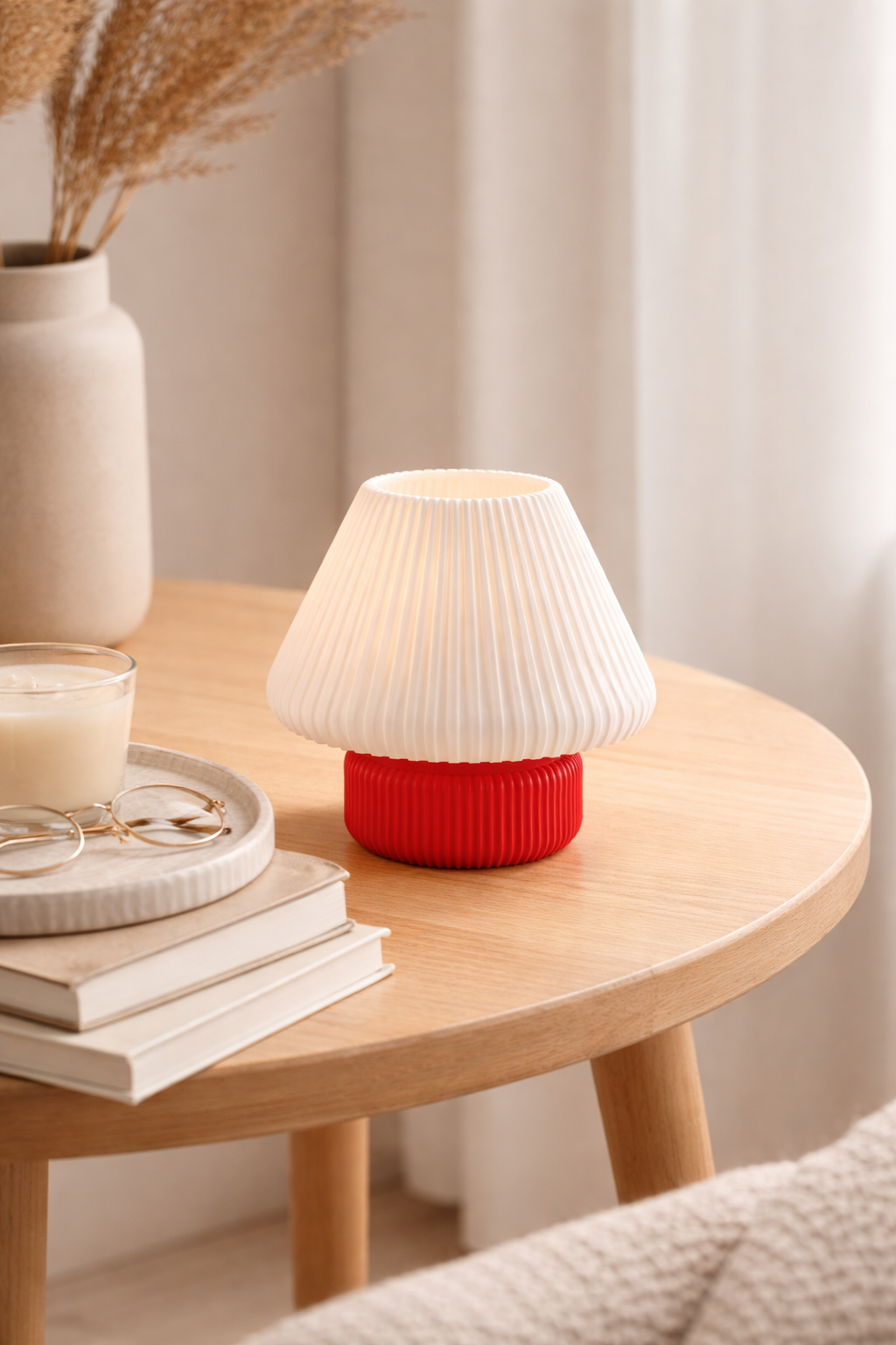 Mini Tealight Masa Lambası – Dekoratif Işık (12×10 cm)