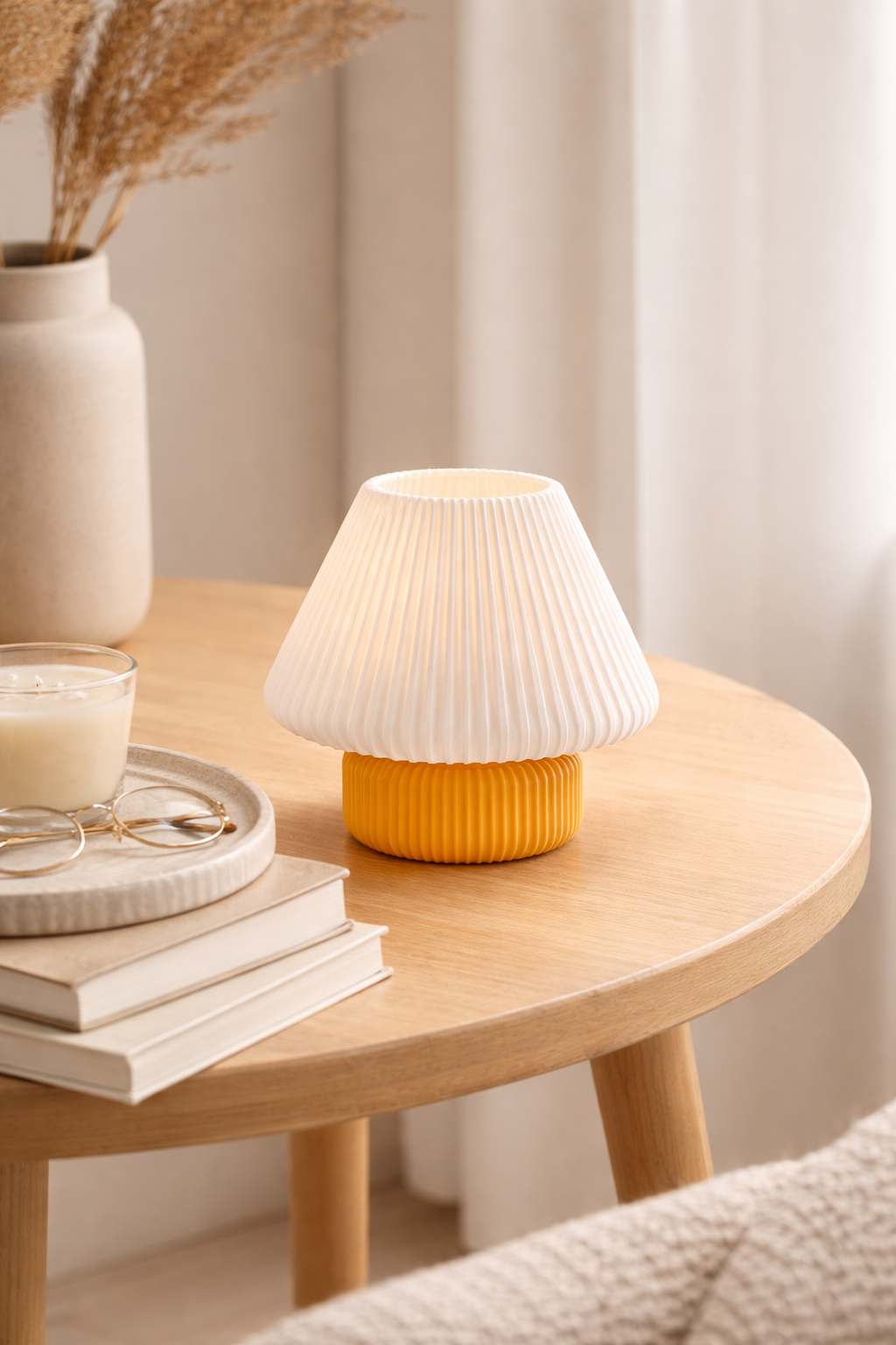 Mini Tealight Masa Lambası – Dekoratif Işık (12×10 cm)
