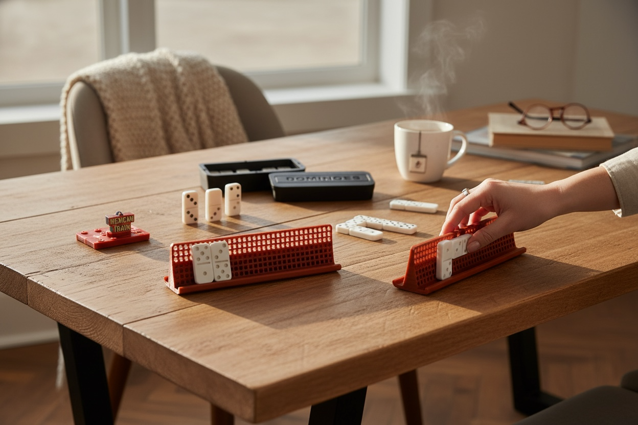 Mini Domino Oyun Seti – Şık & Taşınabilir Eğlence