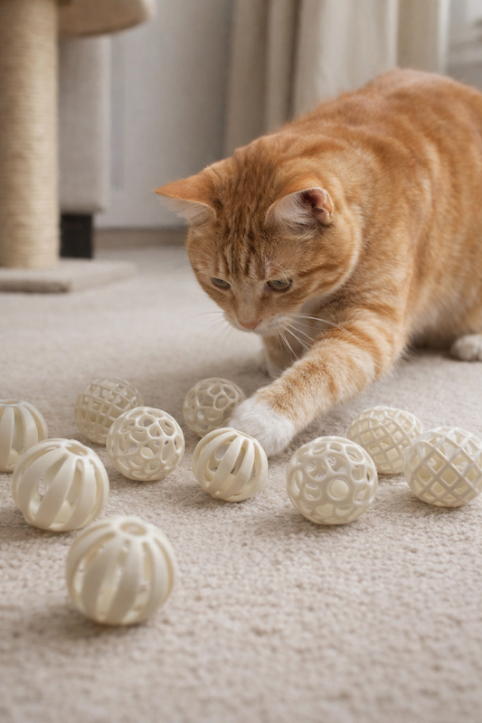 10’lu Hareketli ve Sesli Oyun Topu Seti