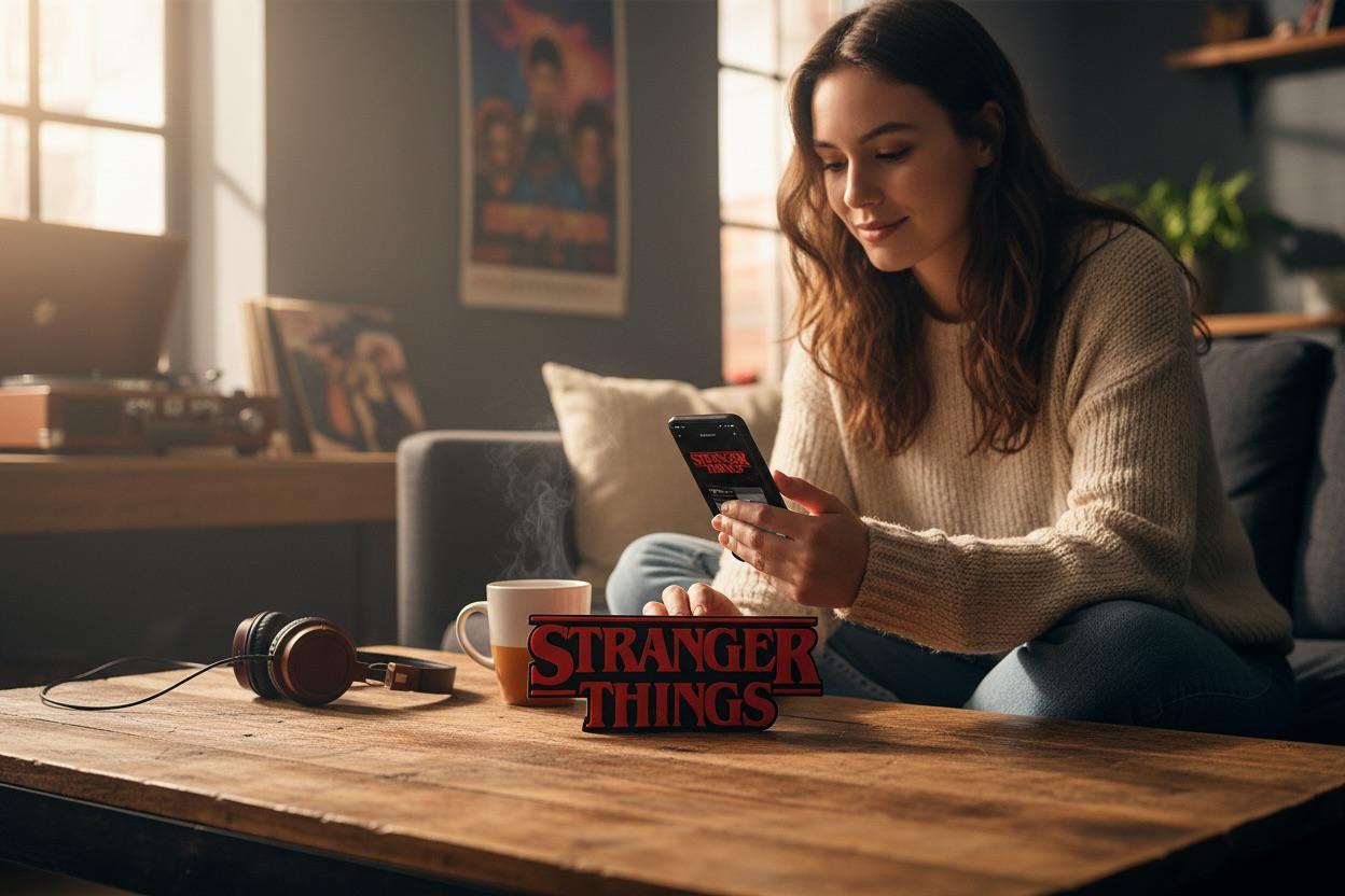 Stranger Things Masaüstü Dekoratif Stand